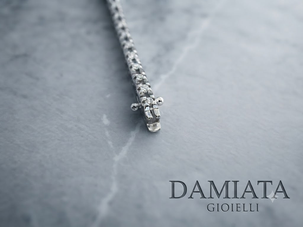 Bracciale tennis unisex Orelù Gioielli in oro bianco e diamanti ref. FENAXMZZ