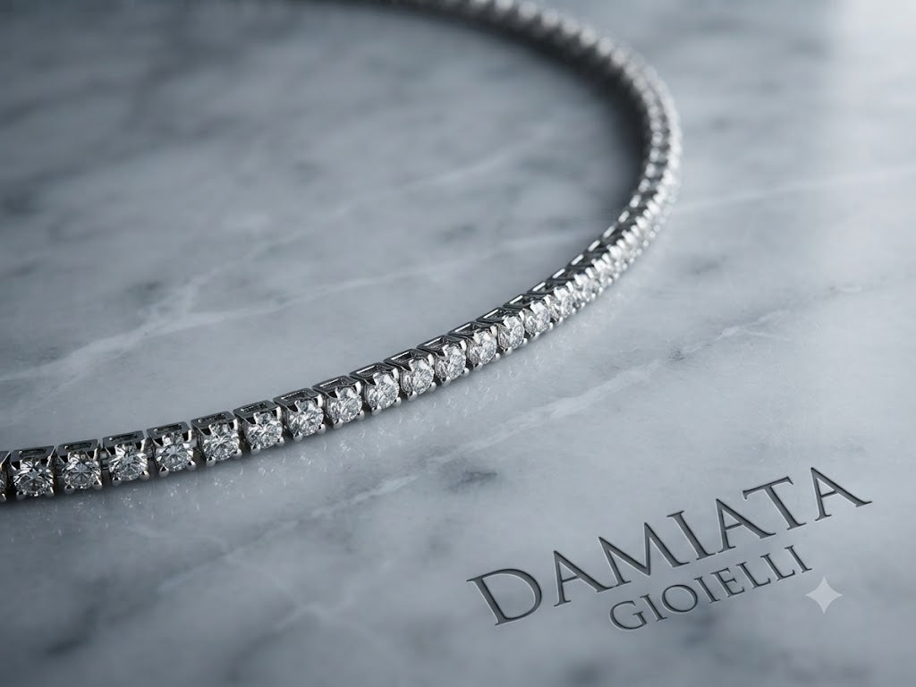 Bracciale tennis unisex Orelù Gioielli in oro bianco e diamanti ref. FENAXMZZ