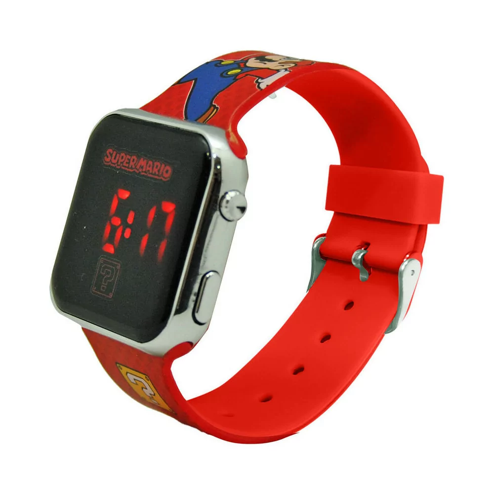 Orologio Disney bambino Super Mario in alluminio e silicone GSM4107
