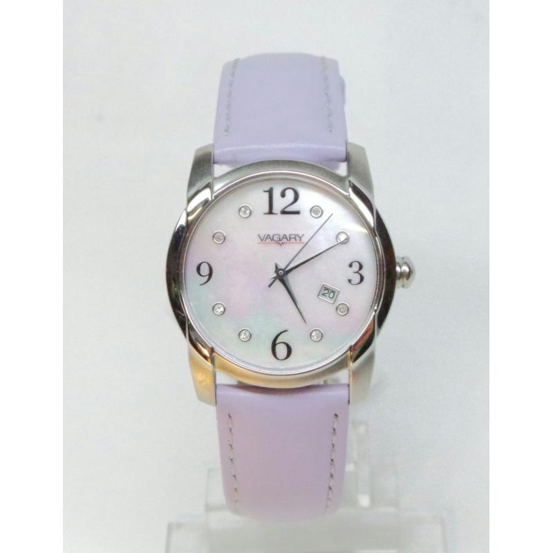 Orologio solo tempo donna Vagary in acciaio e pelle IE6-619-90