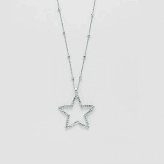 Collana donna Kiara in ottone con pendente a stella KCLD3852B