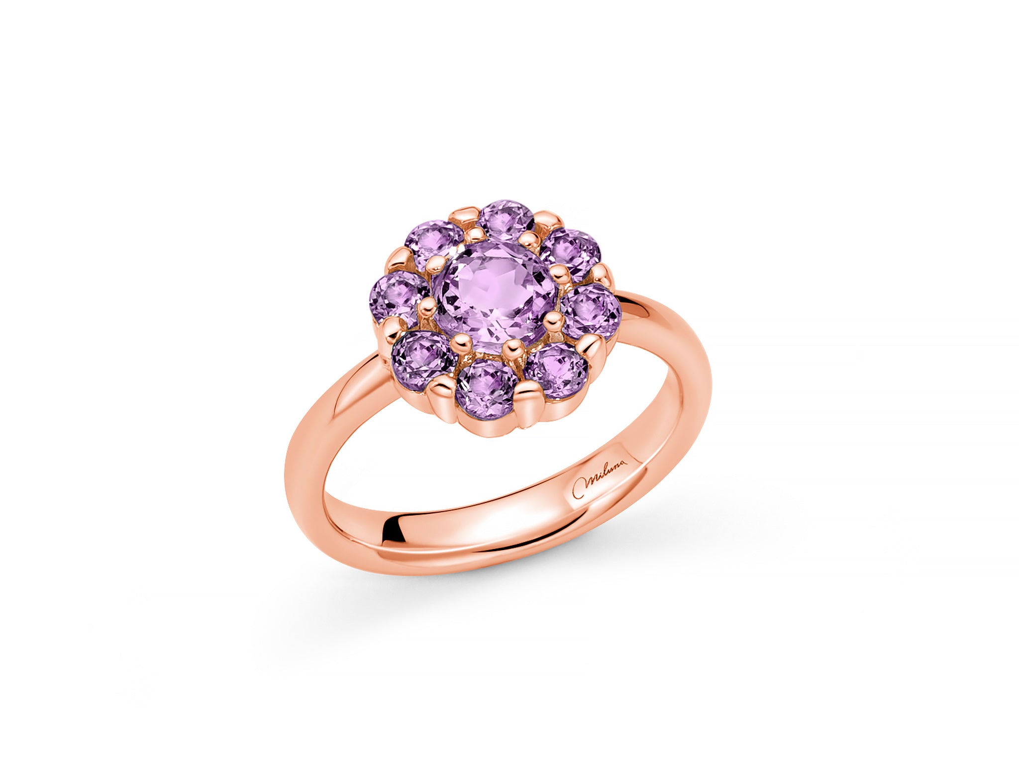 Anello donna Miluna in argento 925% con ametista ref. LID3853