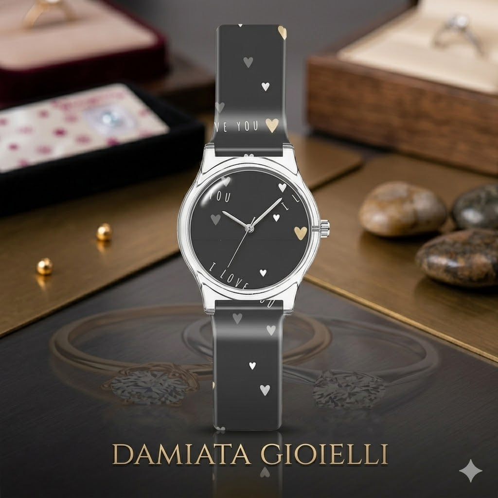 Orologio solo tempo donna Jacob Mille Love in silicone