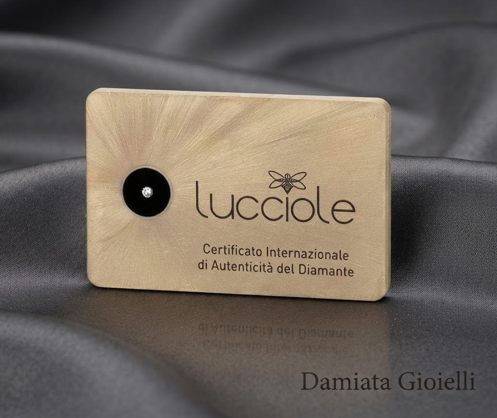 Pietra certificata Lucciole Gioielli, diamante da 0,08 carati ref. LUCC008GSI