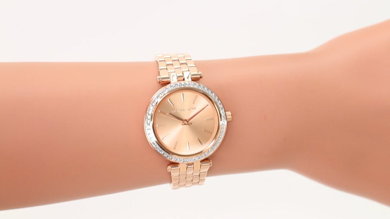 Orologio solo tempo donna Michael Kors in acciaio rosè MK3366