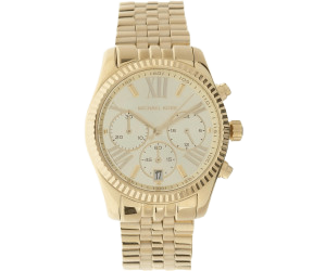 Orologio cronografo donna Michael Kors collezione Lexington in acciaio dorato MK5556