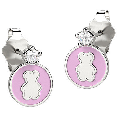 Orecchini bambina Nanán in argento e zirconi NAN0084