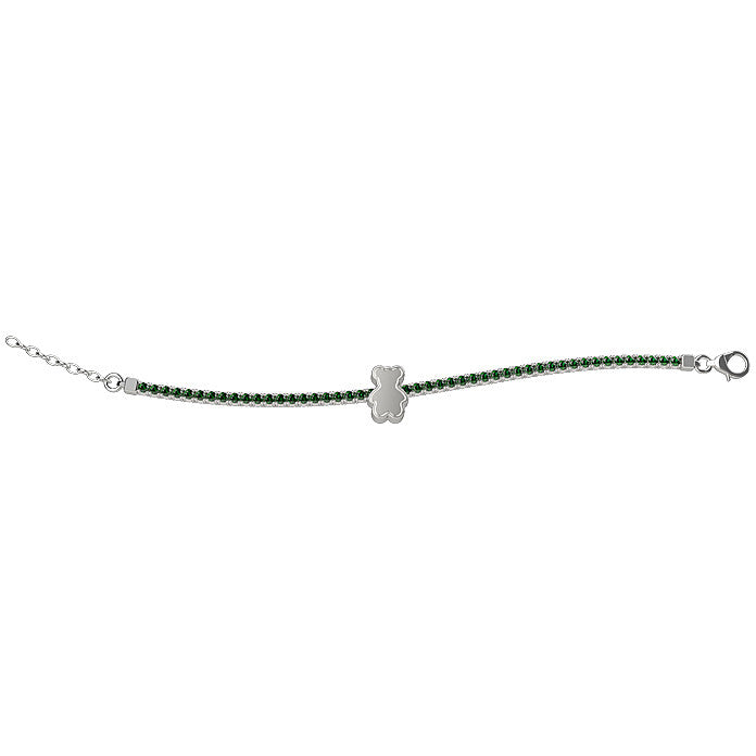 Bracciale tennis bambina Nanán in argento con zirconi NAN0099