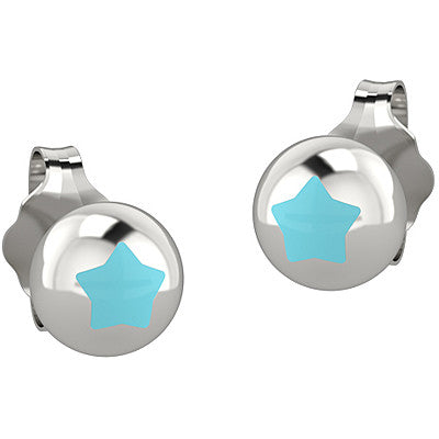 Orecchini a sfera bambina Nanán in argento NAN0145