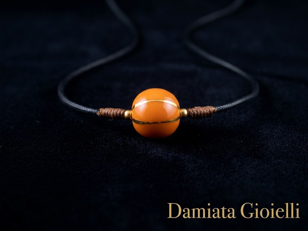 Ciondolo donna Noblesse Oblige in cordoncino di cotone e ceramica ref. NGO5303