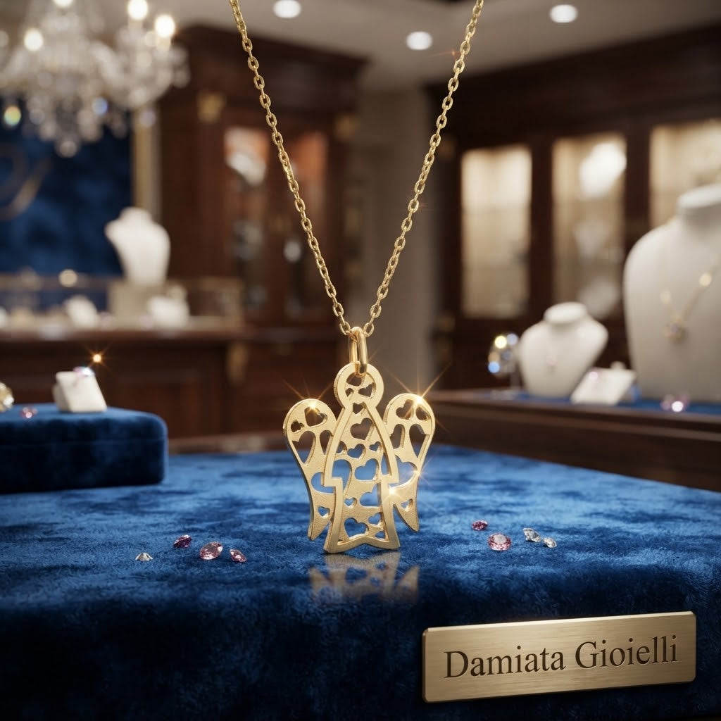 Collana angelo donna Roberto Giannotti in oro giallo ref. NKT296
