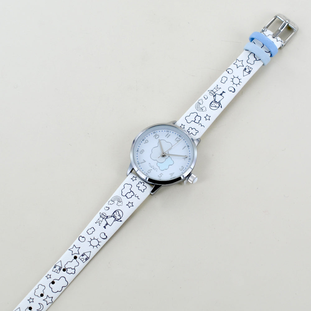 Orologio solo tempo bambino Nanán in acciaio e gomma NOR0003