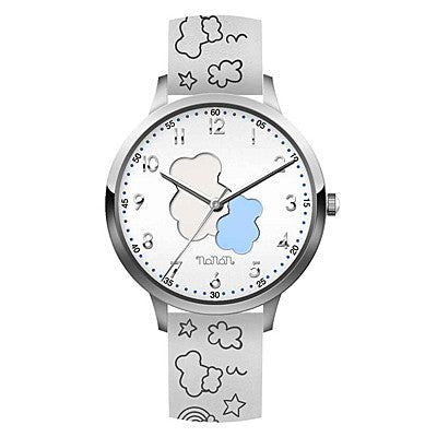Orologio solo tempo bambino Nanán in acciaio e gomma NOR0003