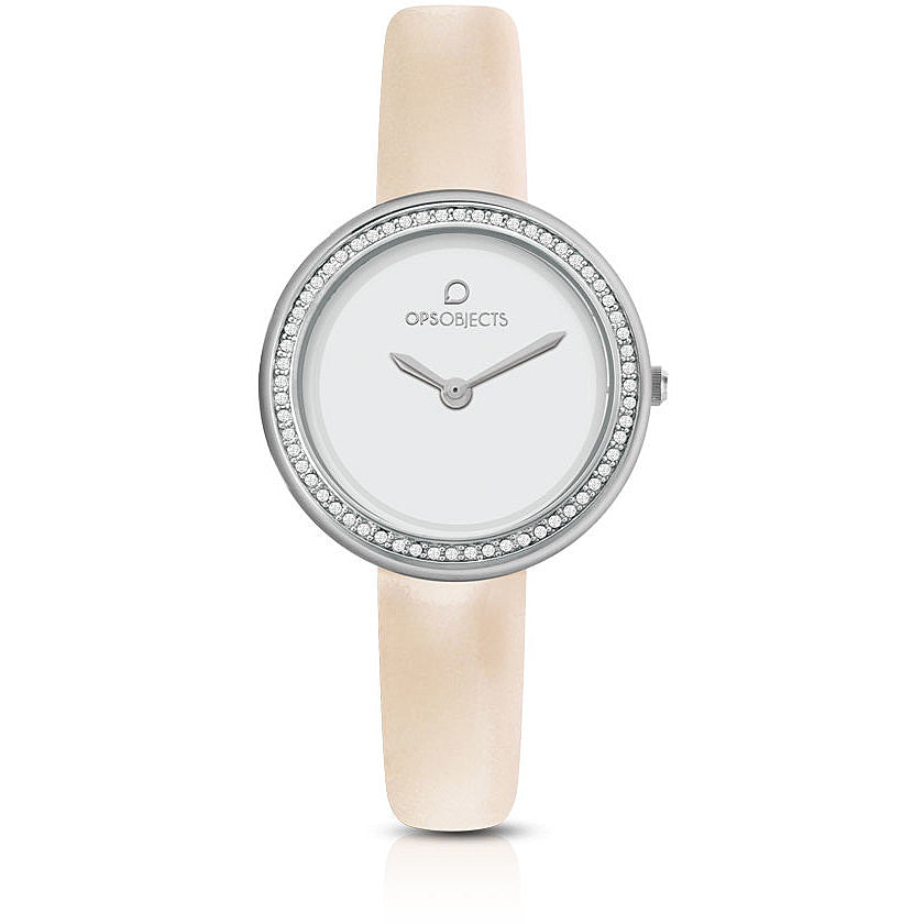 Orologio solo tempo donna Ops! in acciaio e pelle OPSPW-672