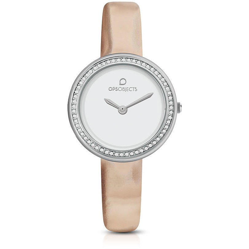 Orologio solo tempo donna Ops! in acciaio e pelle OPSPW-675