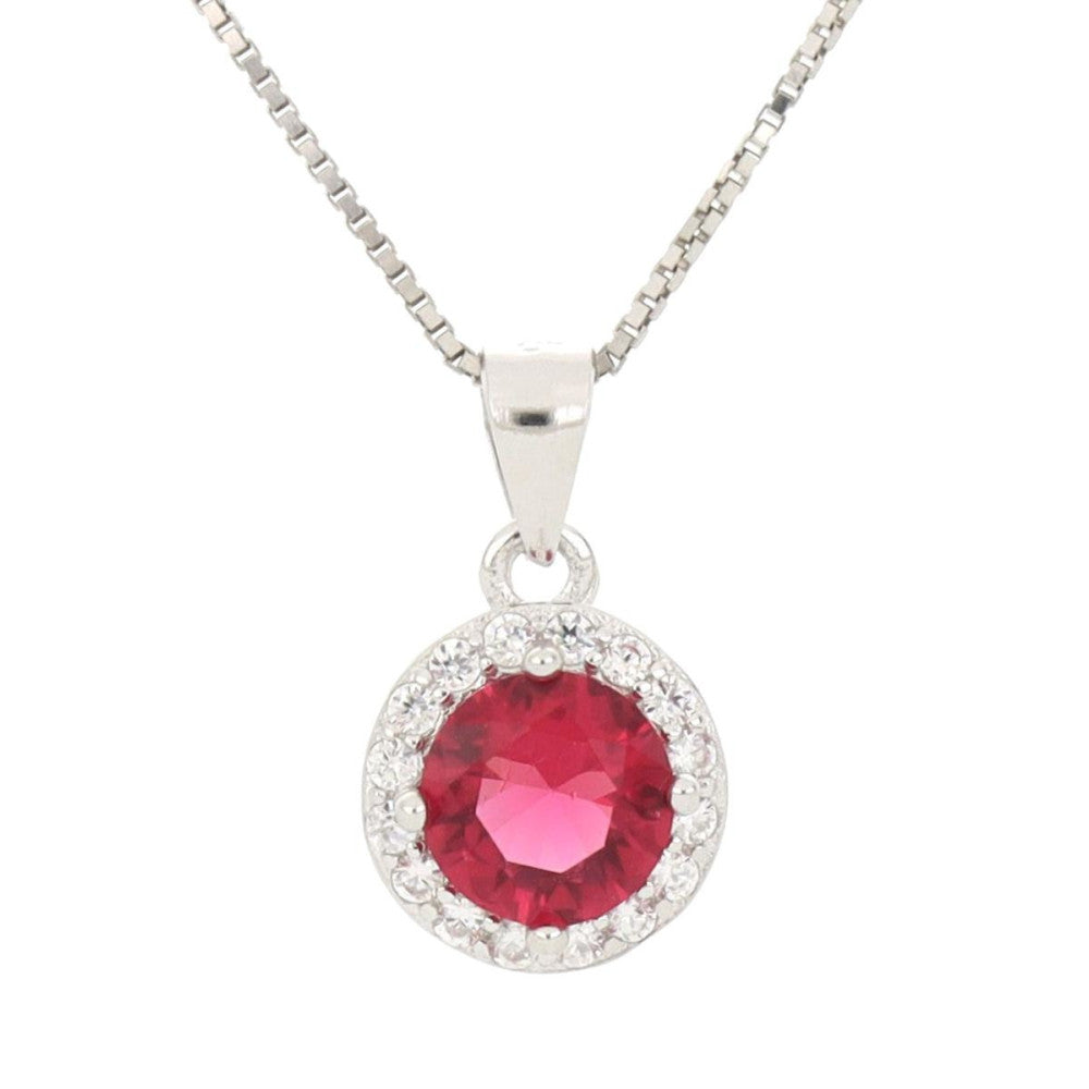 Collana punto luce donna Urania Preziosi in argento e zirconi P2104RB
