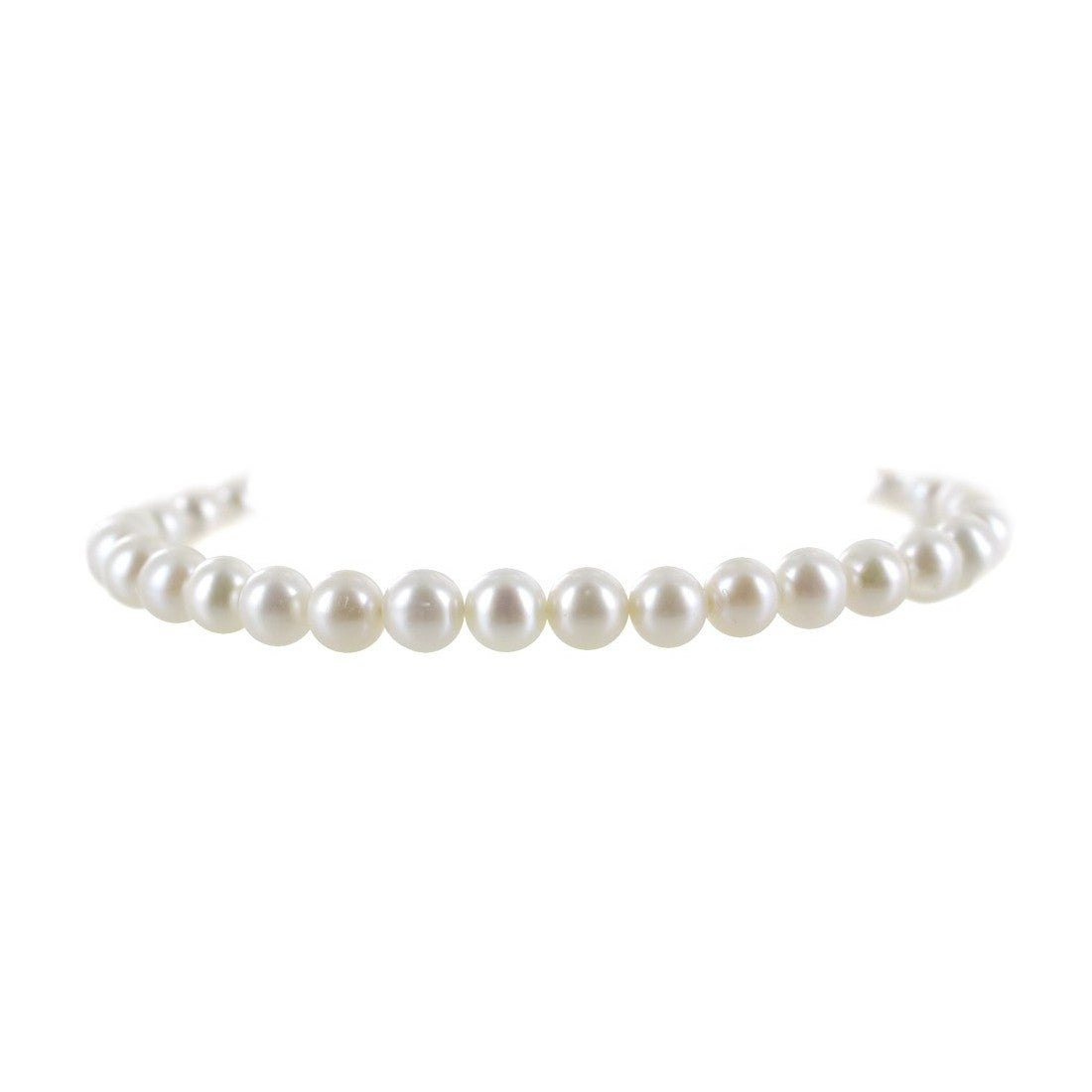 Bracciale donna Miluna filo di perle in oro bianco PBR1676V