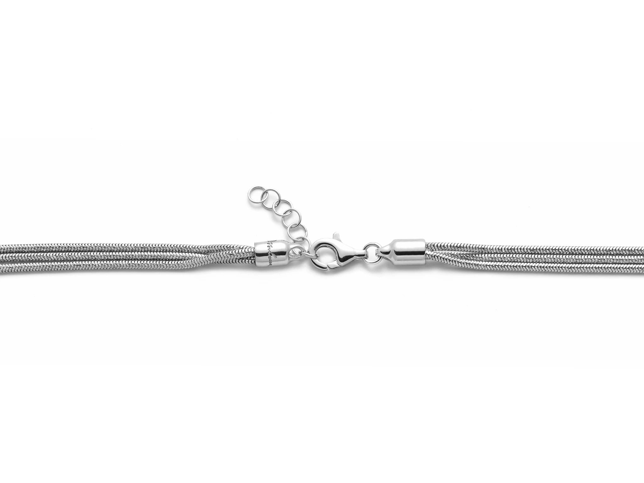 Bracciale multifilo donna Miluna in argento e perle PBR2833