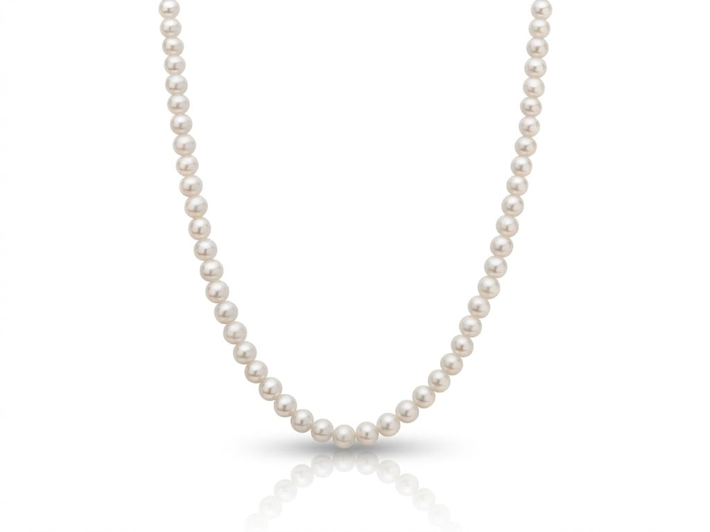 Collana donna Miluna filo di perle con chiusura in oro bianco PCL4902