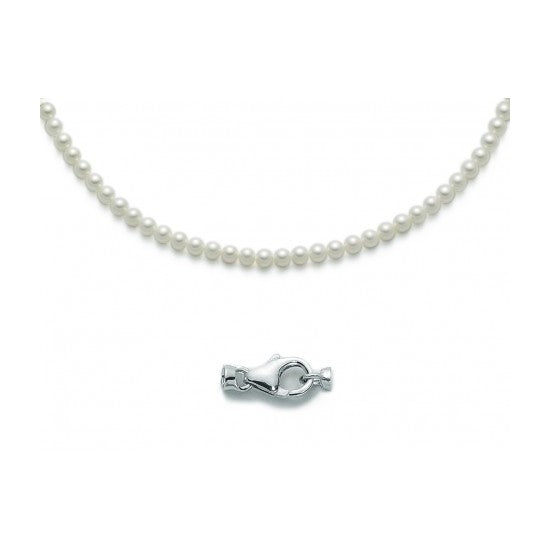 Collana donna Miluna filo di perle in oro bianco PCL5429V