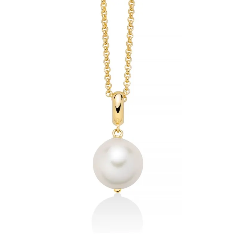Collana donna Miluna in argento dorato e perla barocca PCL6540G