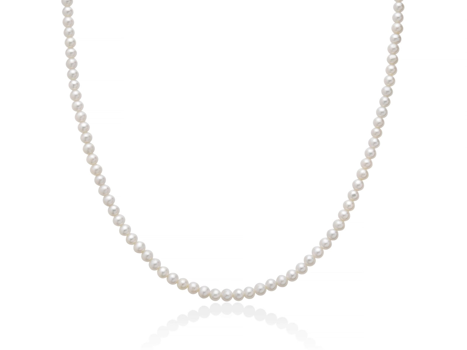 Collana filo di perle donna Miluna in oro bianco PCL6774