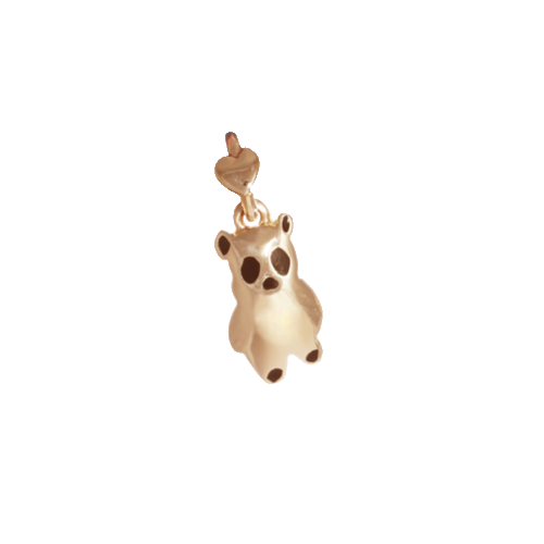 Charm donna Dodo Mariani in oro giallo raffigurante un Dodo PD203