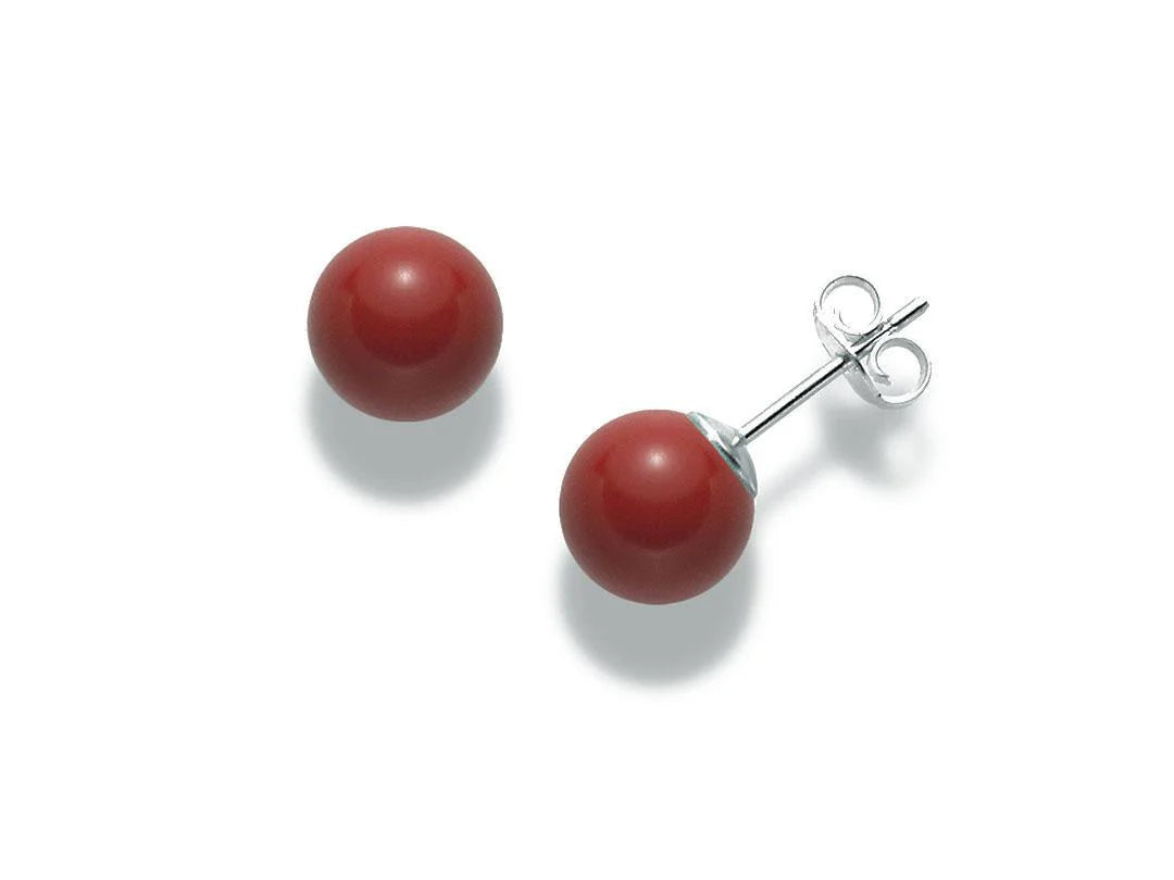 Orecchini donna Miluna collezione Terra e Mare in argento e corallo PER2324