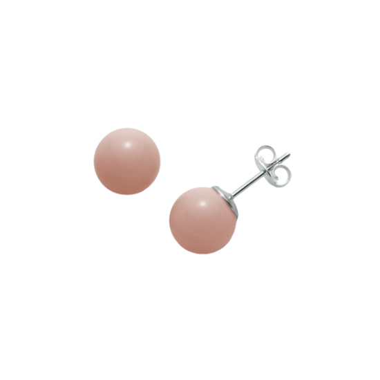 Orecchini donna Miluna in argento e corallo rosa PER2407