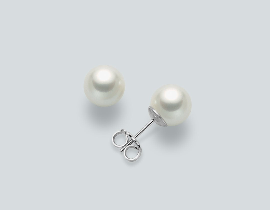 Orecchini donna Miluna in oro bianco perle PPN657BM