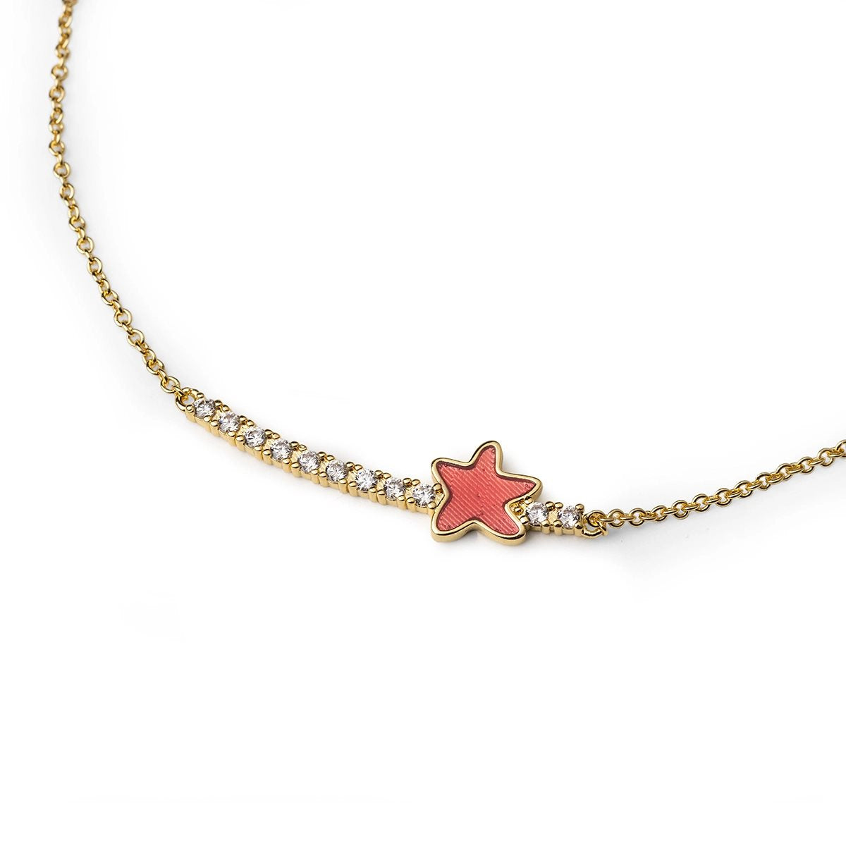 Collana donna Isola Bella Stella Marina in ottone e zirconi 60000017