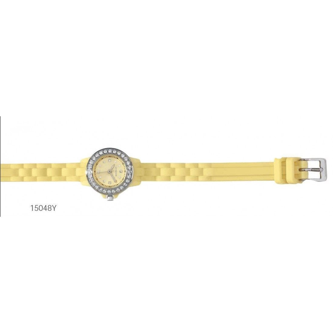Orologio solo tempo donna Ottaviani in acciaio, silicone e zirconi 15048Y