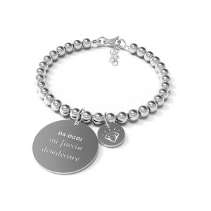 Bracciale donna 10 Buoni Propositi in acciaio B4506M