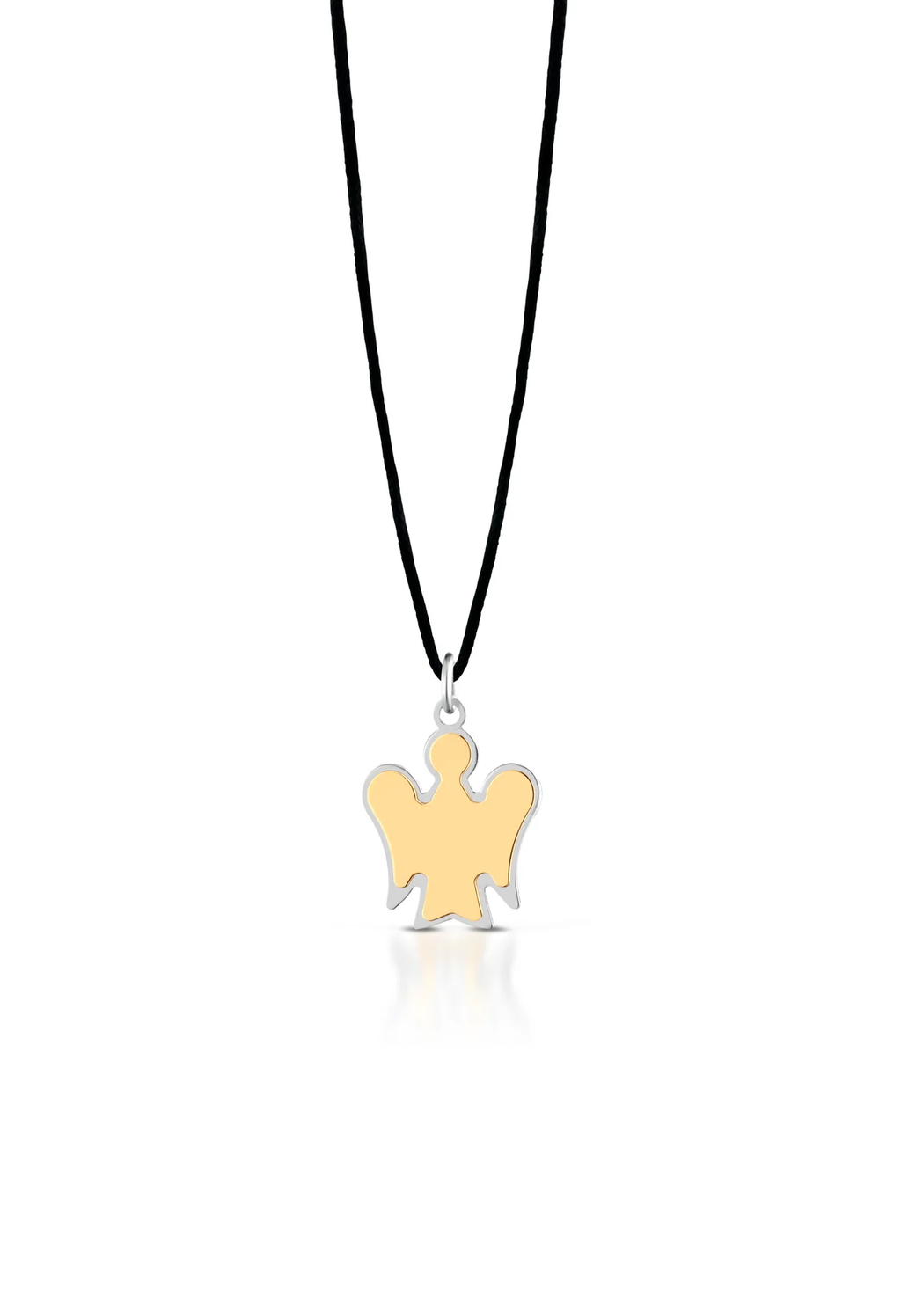 Collana angelo donna Roberto Giannotti in oro giallo e bianco PZ683