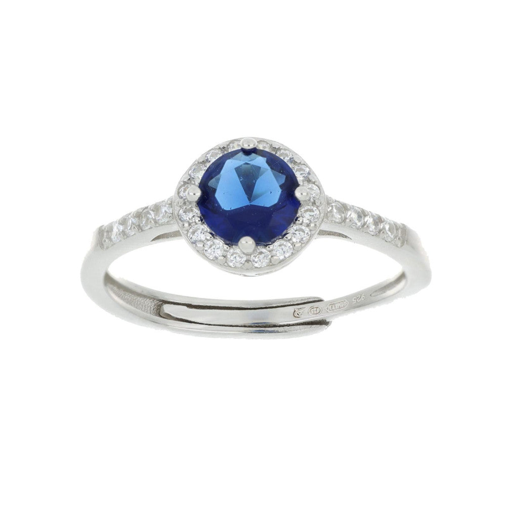 Anello solitario donna Urania Preziosi in argento e zirconi R1004ZF