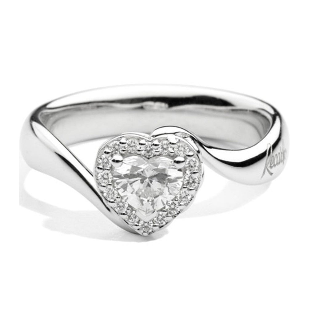 Anello cuore donna Recarlo Anniversary Love in oro bianco e diamanti R67SC002/023-14