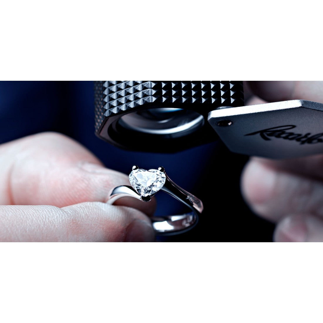 Anello cuore donna Recarlo in oro bianco e diamante R67SO001/025-14
