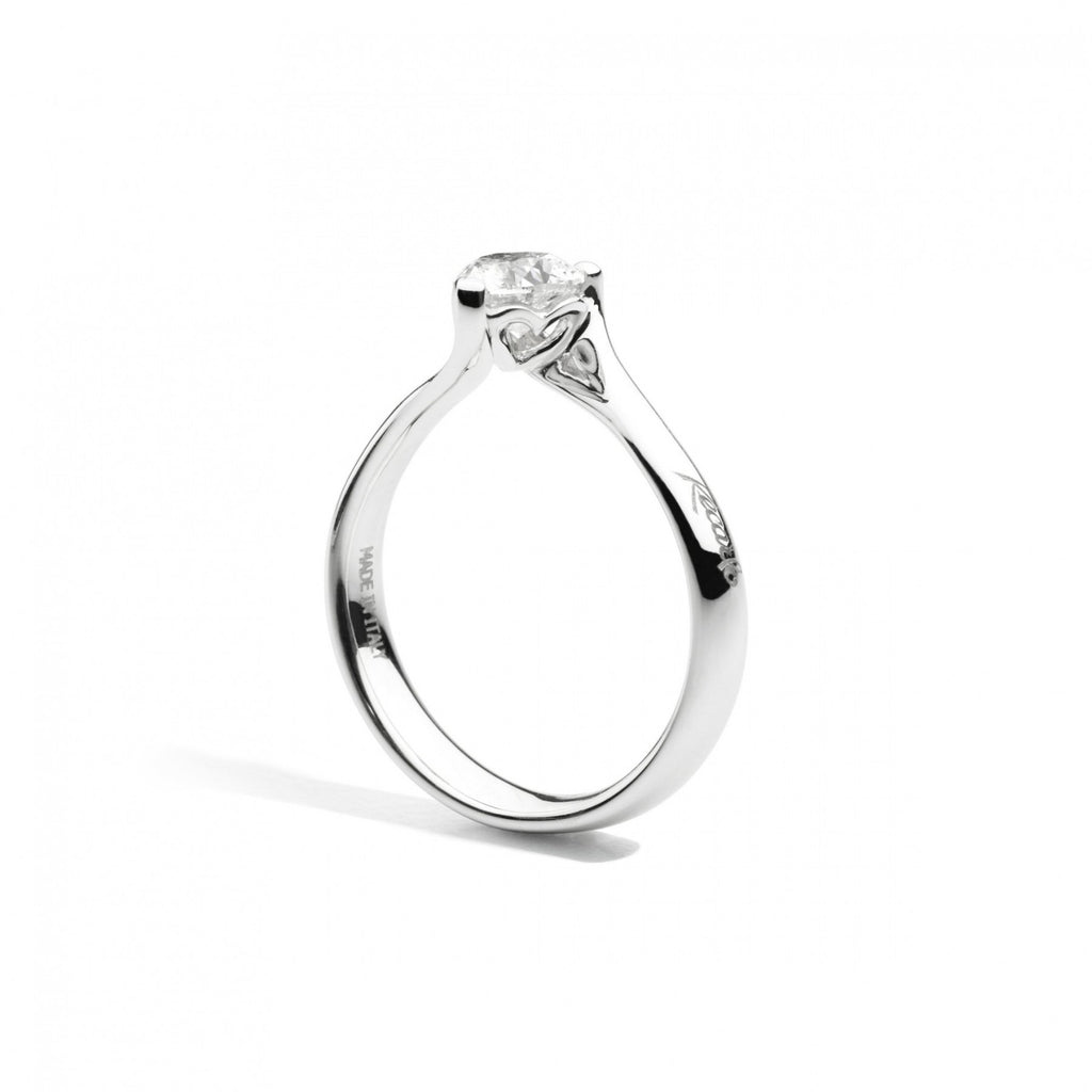 Anello cuore donna Recarlo in oro bianco e diamante R67SO001/025-14