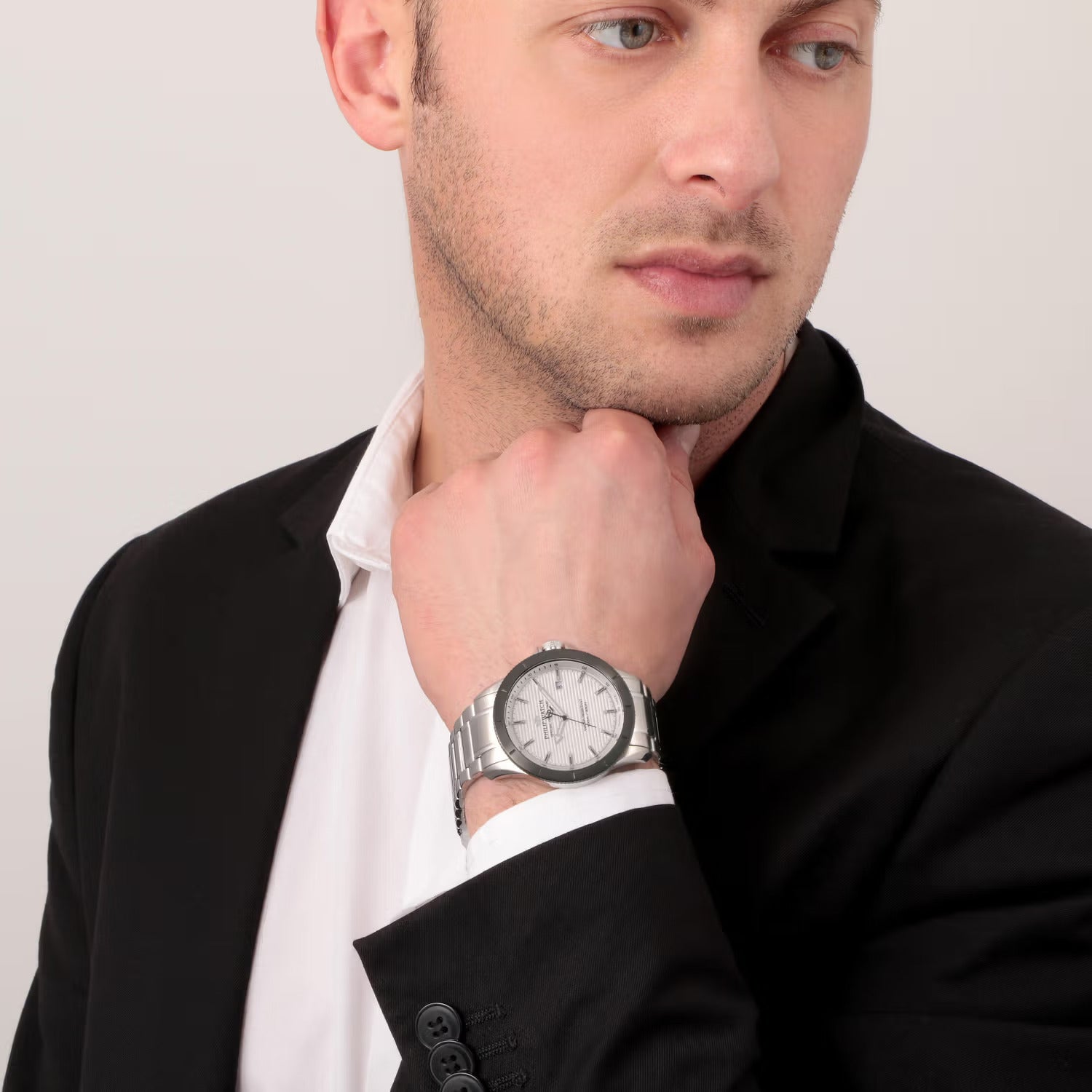 Orologio solo tempo uomo Philip Watch in acciaio R8253214001