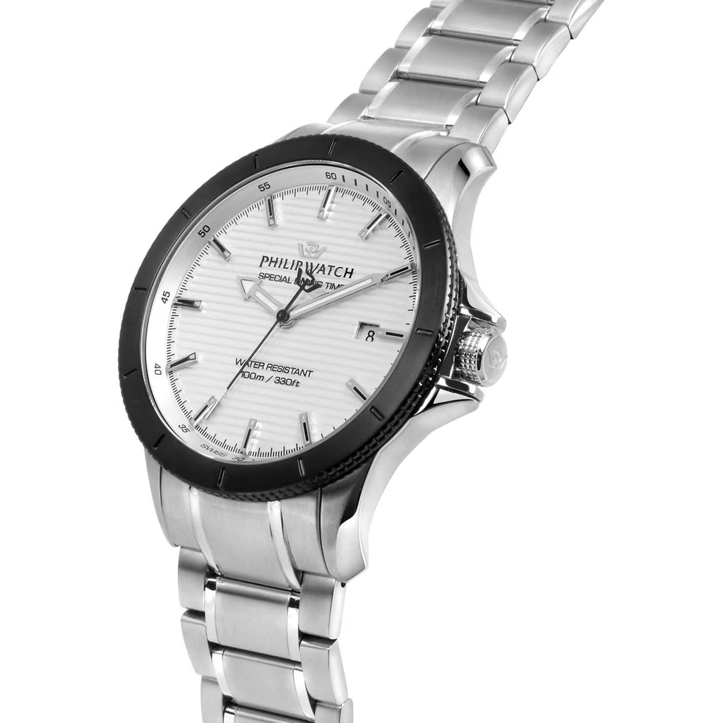 Orologio solo tempo uomo Philip Watch in acciaio R8253214001