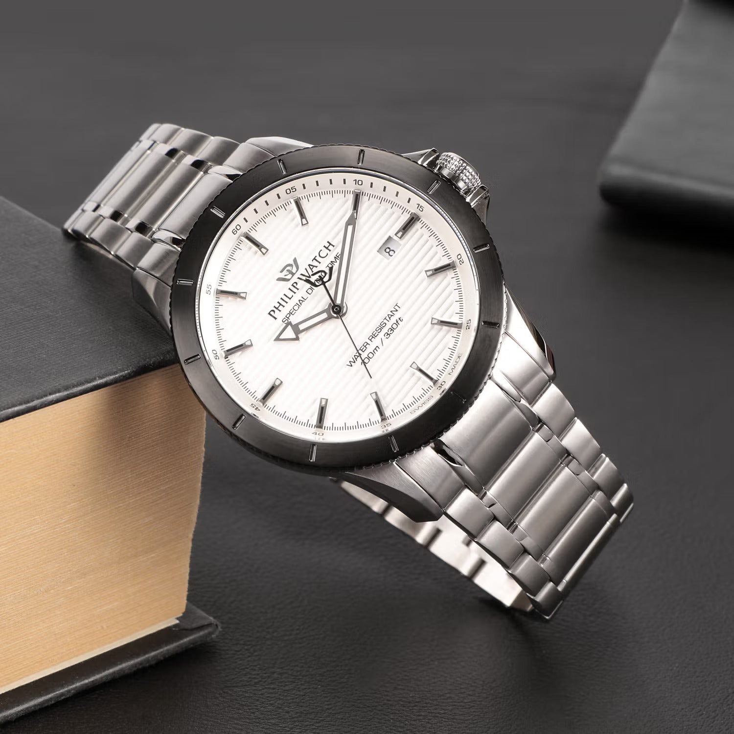 Orologio solo tempo uomo Philip Watch in acciaio R8253214001