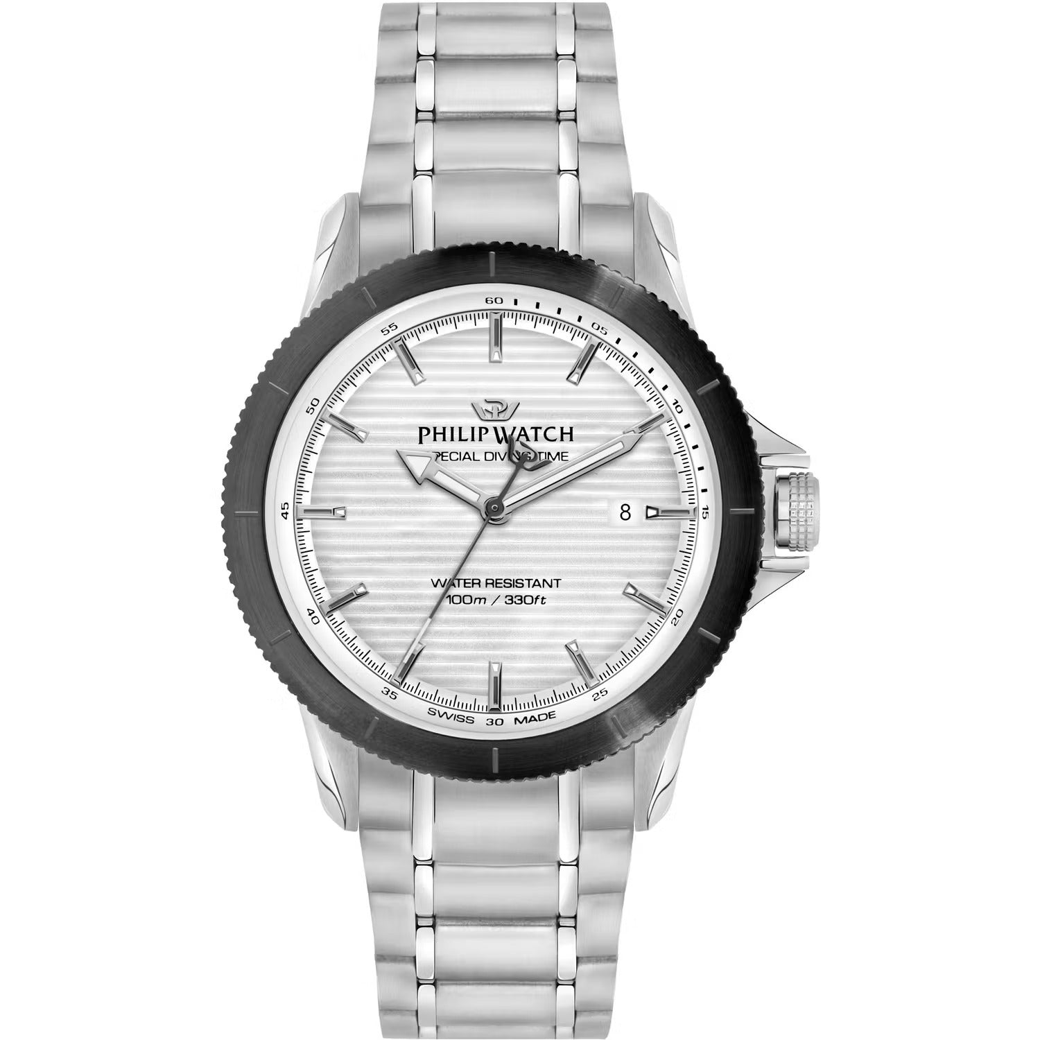 Orologio solo tempo uomo Philip Watch in acciaio R8253214001