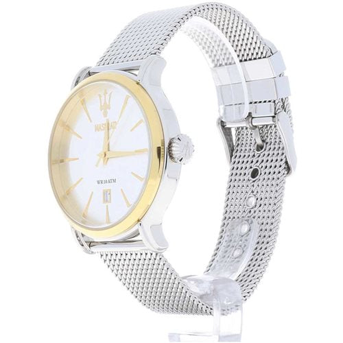 Orologio solo tempo uomo Maserati collezione Epoca in acciaio bicolore R8853118001