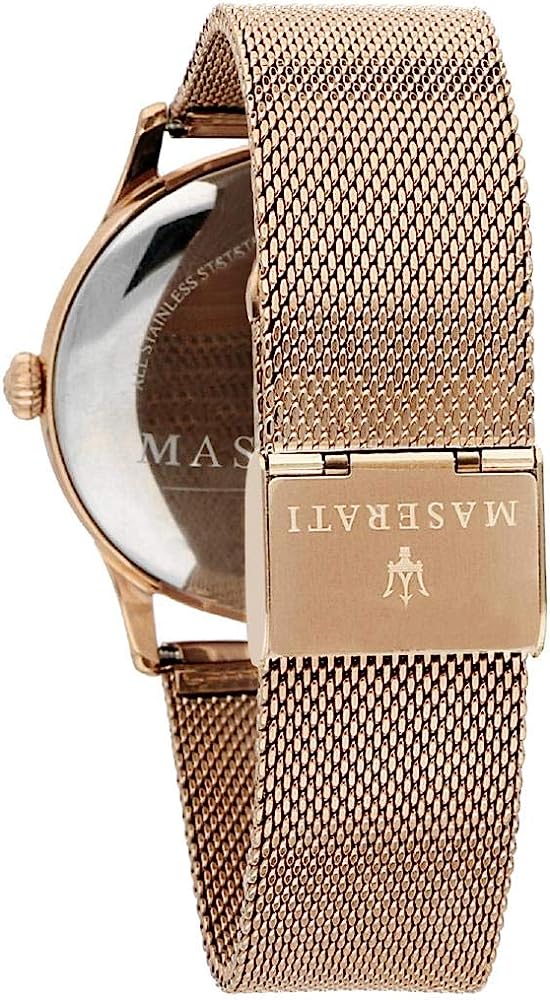 Orologio solo tempo uomo Maserati collezione Ricordo in acciaio rosè R8853125003