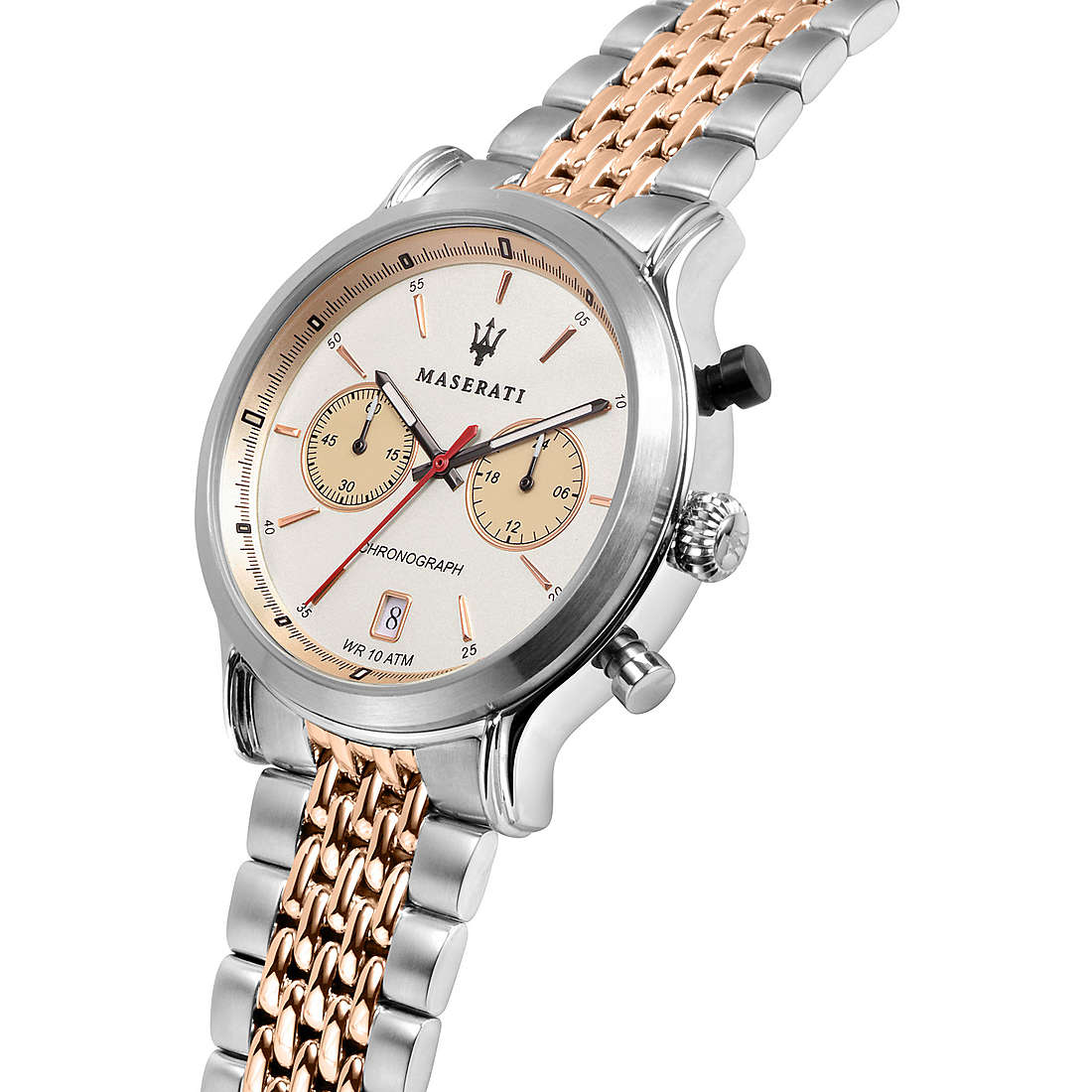 Orologio solo tempo uomo Maserati collezione Legenda in acciaio bicolore R8873638002