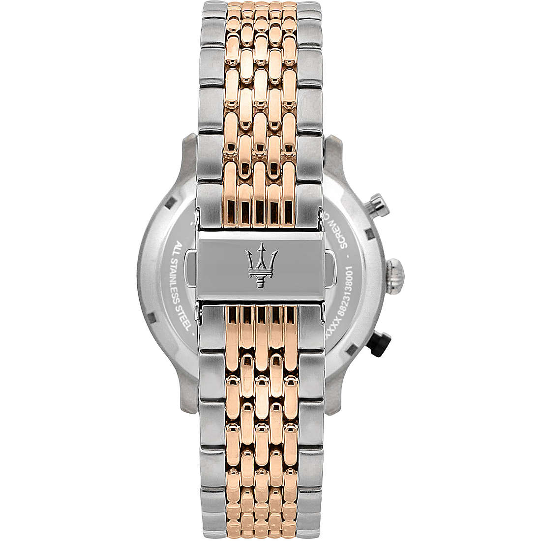 Orologio solo tempo uomo Maserati collezione Legenda in acciaio bicolore R8873638002