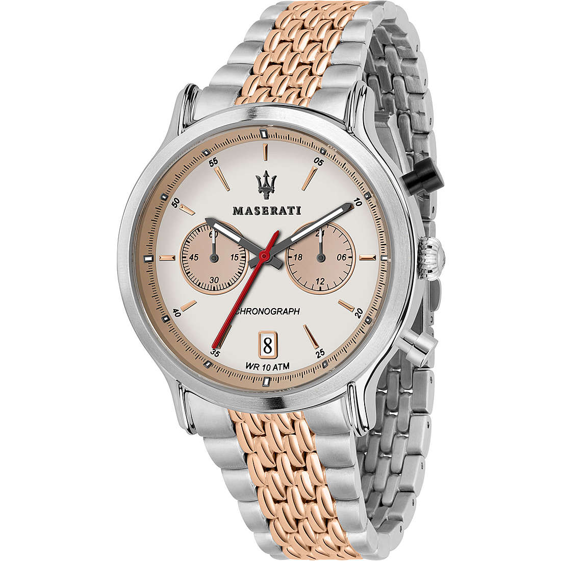 Orologio solo tempo uomo Maserati collezione Legenda in acciaio bicolore R8873638002