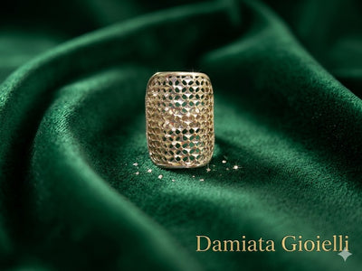 Anello donna Damiata Gioielli in oro bianco ref. S450OB