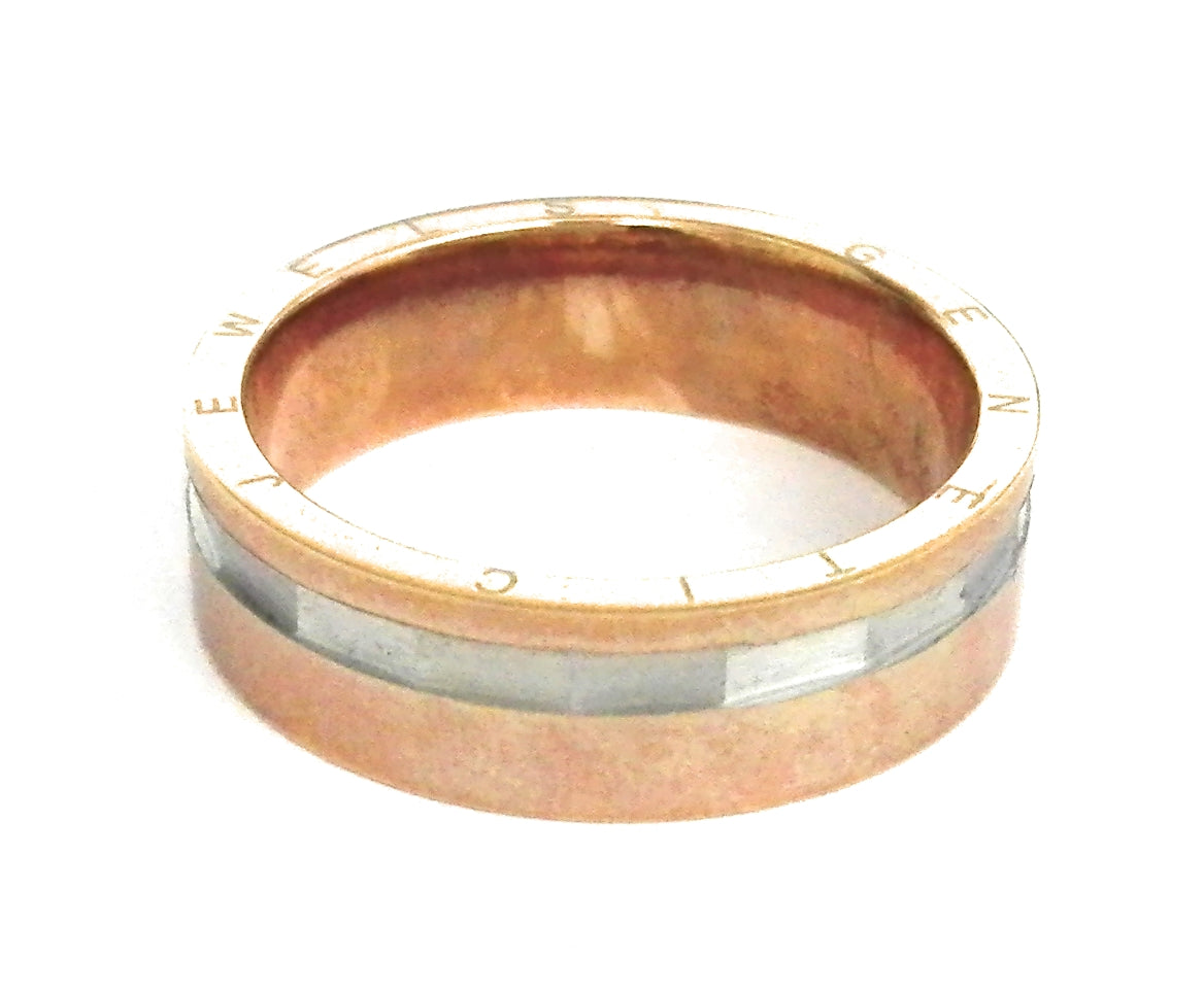 Anello unisex Genetic Jewels in acciaio bicolore STA029-15