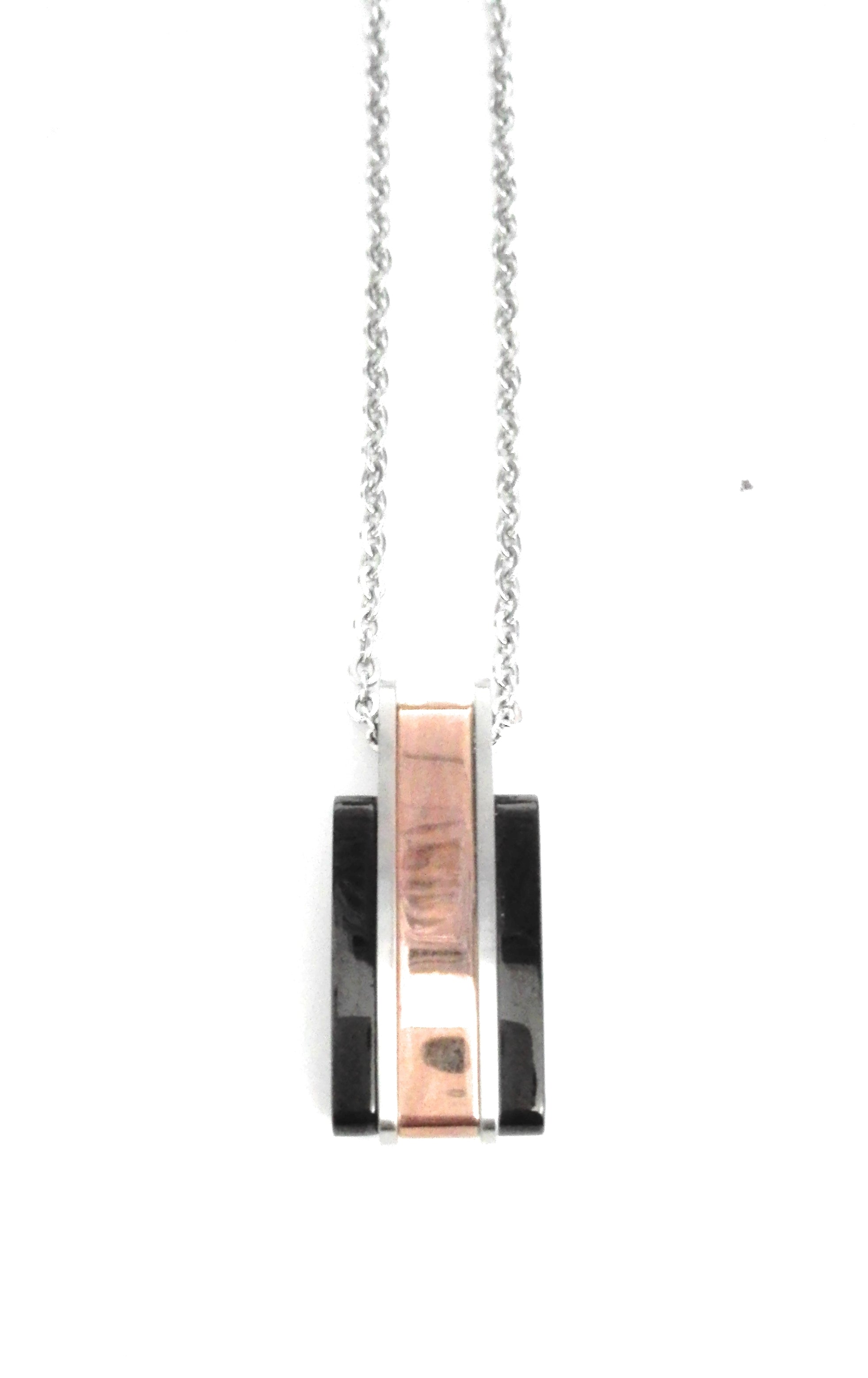 Collana uomo Genetic Jewels in acciaio STP252